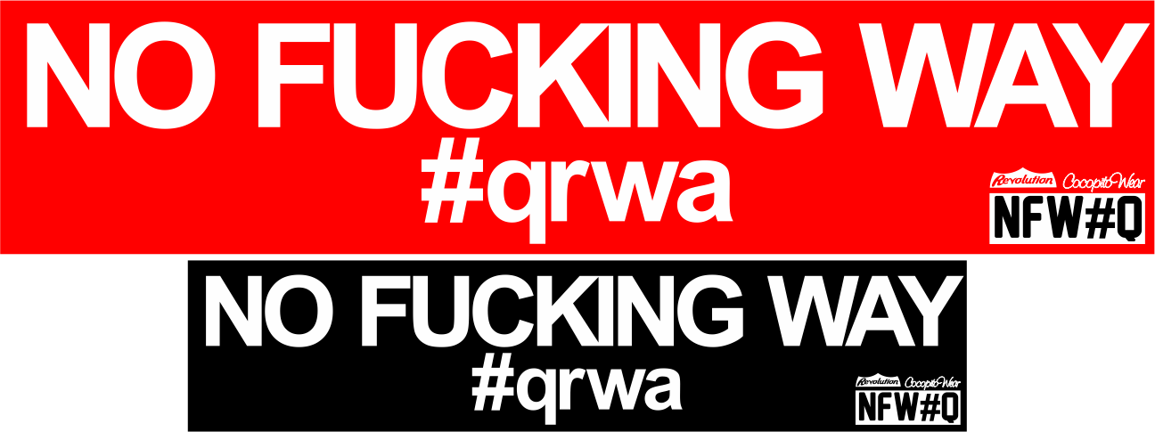 No fucking way #qrwa - koszulka męska